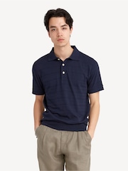 Oliver Spencer Blue Dornie Glendale Polo Shirt - Image 1 of 4