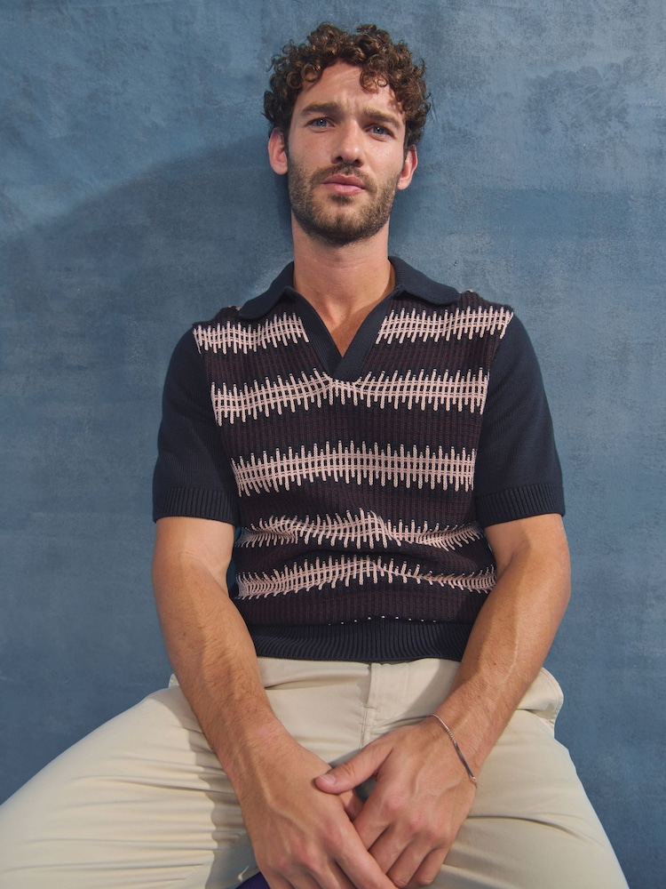 Oliver Spencer Pink Penhale Polo Shirt Nicholson - Image 1 of 9