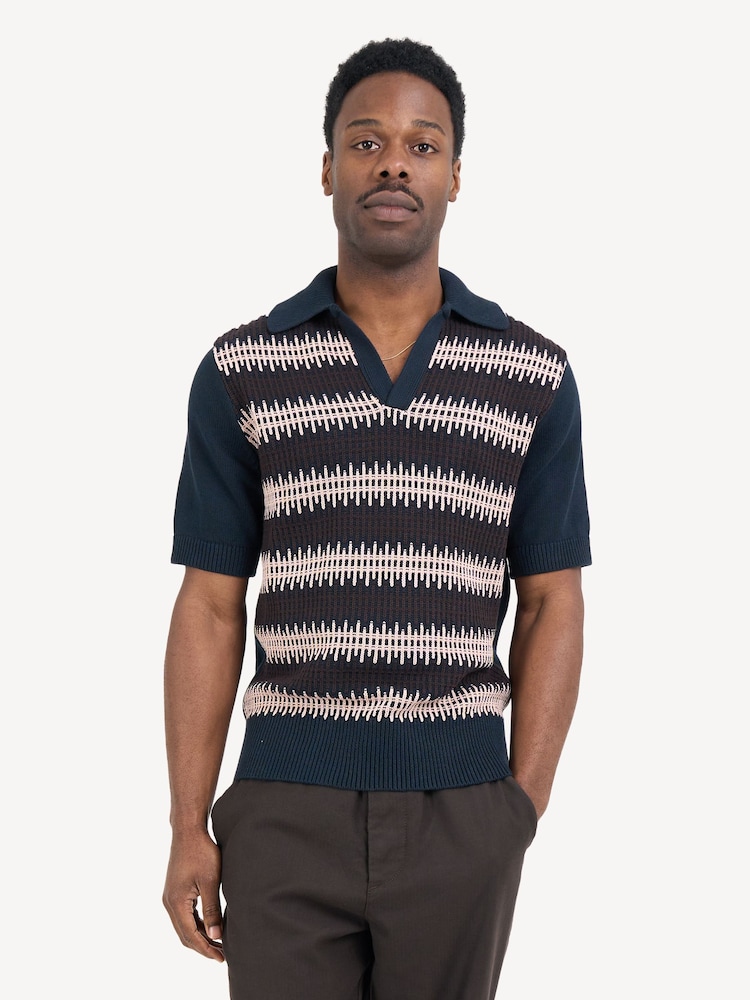 Oliver Spencer Pink Penhale Polo Shirt Nicholson - Image 2 of 9