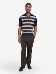 Oliver Spencer Pink Penhale Polo Shirt Nicholson - Image 4 of 9