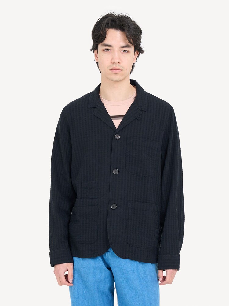 Oliver Spencer Bradwell Black Jacket Sampson - Image 1 of 4 Oliver Spencer Bradwell Black Jacket Sampson - Image 1 of 4
