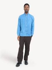 Oliver Spencer Blue Brook Bosworth Shirt - Image 3 of 5