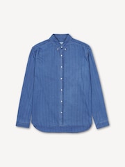 Oliver Spencer Blue Brook Bosworth Shirt - Image 5 of 5