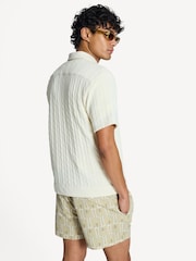 Oliver Spencer Cream Ashby Weaver Shirt - Image 2 of 5