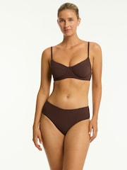 Sea Level Brown Spinnaker Mid Bikini Pants - Image 5 of 6