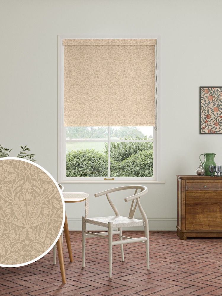 William Morris At Home Natural Clay Acorn Made to Measure Roller Blind - Image 1 of 6