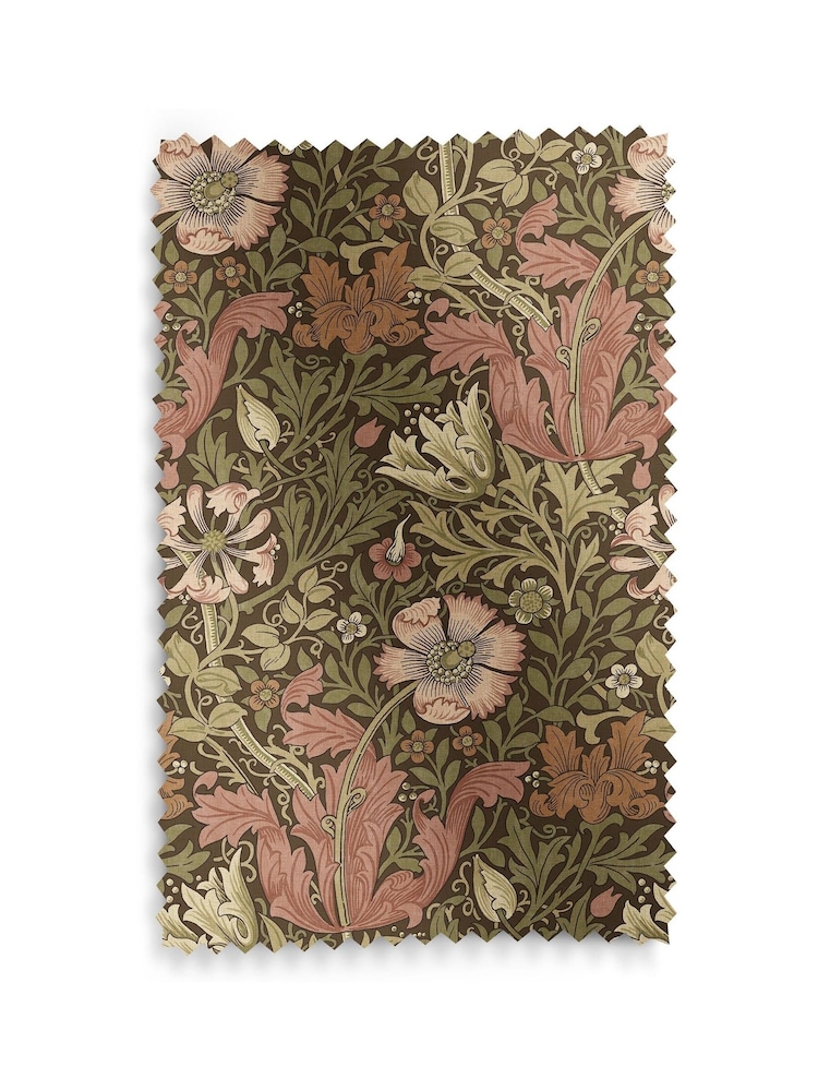 William Morris At Home Brick Red Compton Made to Measure Roller Blind - Image 6 of 6