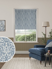 William Morris At Home River Blue Acorn Made to Measure Roller Blind - Image 1 of 6