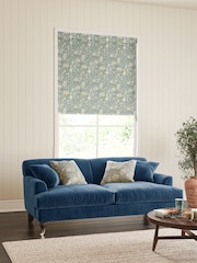 William Morris At Home Bluebird Blue Double Bough Made to Measure Roller Blind - Image 2 of 6