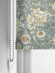 William Morris At Home Bluebird Blue Double Bough Made to Measure Roller Blind - Image 5 of 6