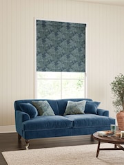 William Morris At Home Indigo Blue Foliage Made to Measure Roller Blind - Image 2 of 6