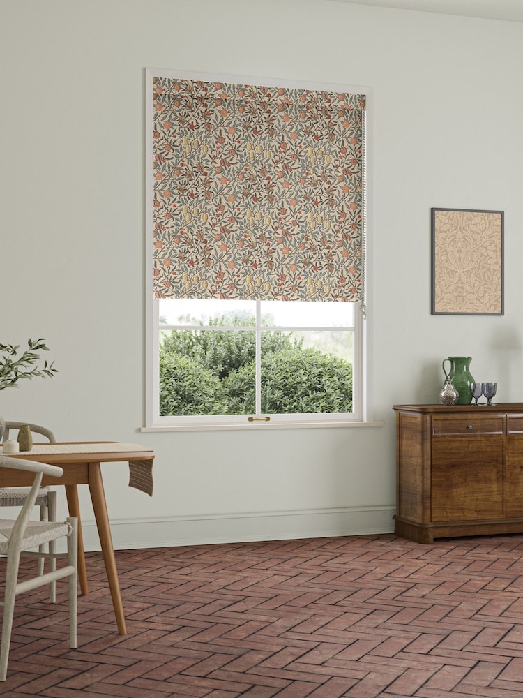 William Morris At Home Natural Clay Fruit Made to Measure Roller Blind - Image 2 of 6
