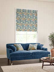 William Morris At Home Bluebird Blue Compton Made to Measure Roller Blind - Image 2 of 6