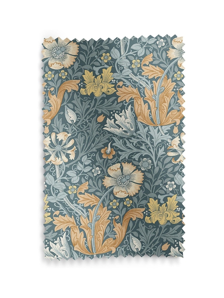 William Morris At Home Bluebird Blue Compton Made to Measure Roller Blind - Image 6 of 6