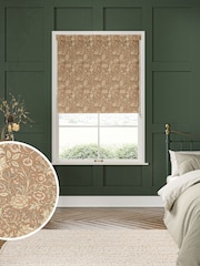 William Morris At Home Terracotta Orange Double Bough Made to Measure Roller Blind - Image 1 of 6