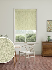 William Morris At Home Lichen Green Acorn Made to Measure Roller Blind - Image 1 of 6