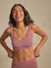 Pink N.Premium Super Soft Seamless Crop Bra - Image 1 of 5