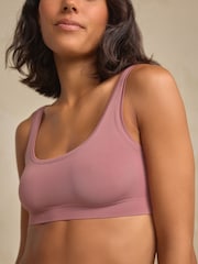 Pink N.Premium Super Soft Seamless Crop Bra - Image 5 of 5
