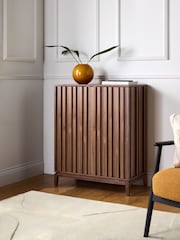 Jasper Conran London Walnut Belgrave Drinks Cabinet - Image 1 of 9