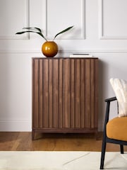 Jasper Conran London Walnut Belgrave Drinks Cabinet - Image 3 of 9