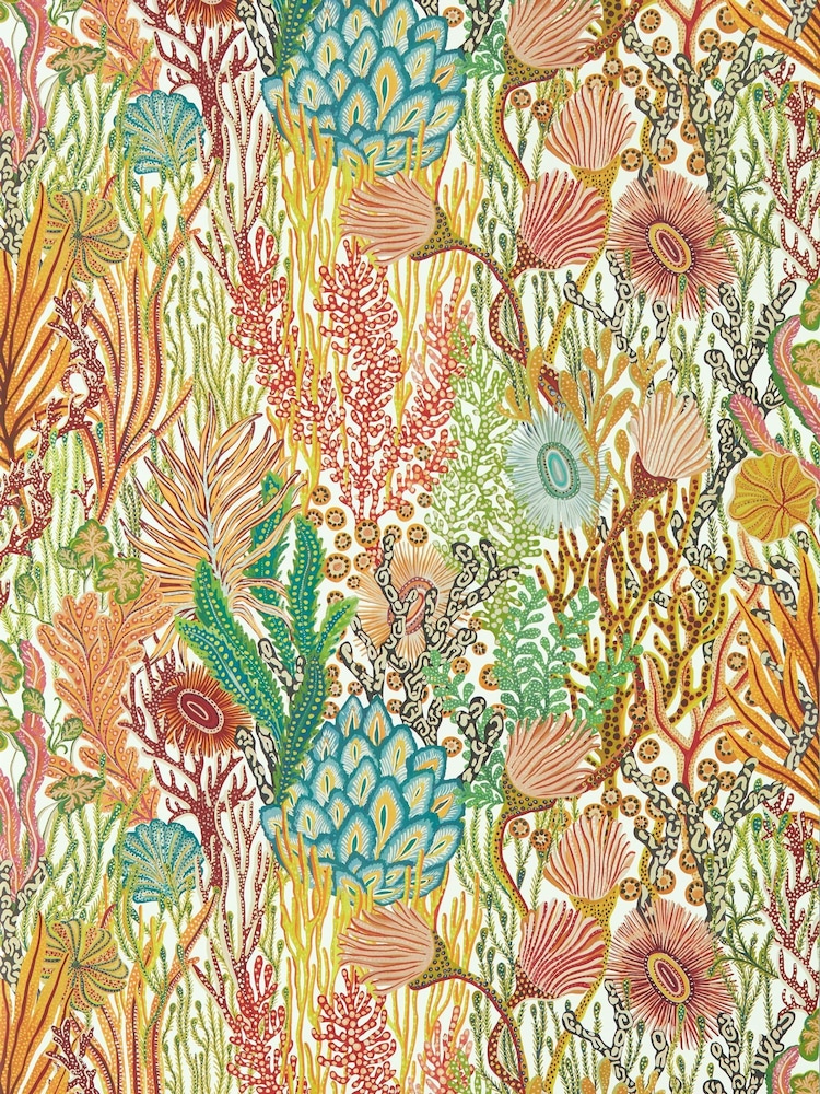 Harlequin Brazilian Rosewood Nectar Tree Canopy Acropora Wallpaper Sample - Image 1 of 1