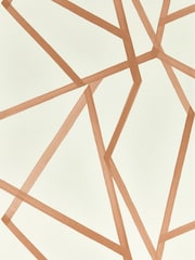 Harlequin Linen Copper Natural Sumi Wallpaper Sample - Image 1 of 1