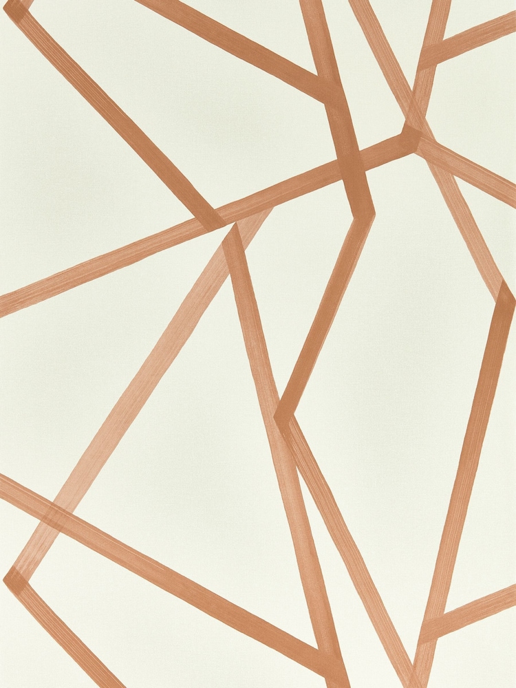 Harlequin Linen Copper Natural Sumi Wallpaper Sample - Image 1 of 1