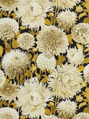 Harlequin Fig Blossom Nectar Black Earth Pink Dahlia Wallpaper Sample - Image 1 of 1