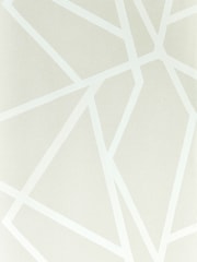 Harlequin Dove White Natural Sumi Wallpaper Sample - Image 1 of 1