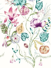 Harlequin Lagoon Cerise Quintessence Wallpaper Sample - Image 1 of 1