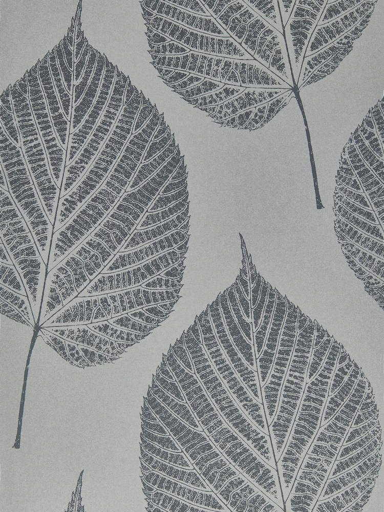Harlequin Slate Silver Amazilia Wallpaper Sample - Image 1 of 1