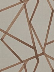 Harlequin Hessian Copper Sumi Wallpaper Sample - Image 1 of 1