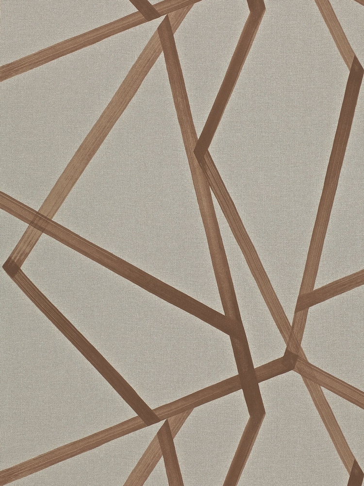 Harlequin Hessian Copper Sumi Wallpaper Sample - Image 1 of 1