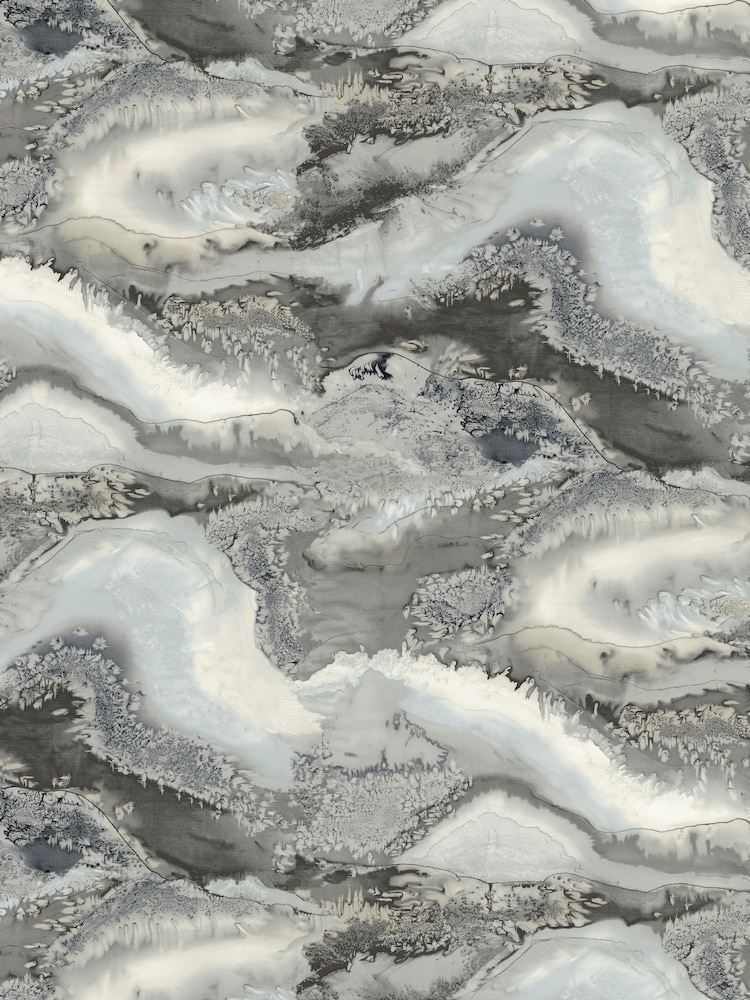 Harlequin Snowflake Reflected Wallpaper Sample - Image 1 of 1