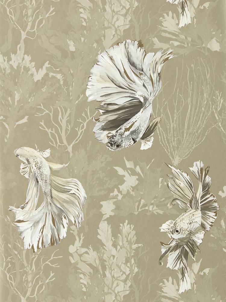 Harlequin Gilver Tranquility Halfmoon Wallpaper Sample - Image 1 of 1