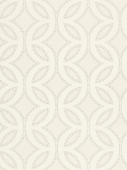 Harlequin Chalk Pearl And Silver Caprice Wallpaper Sample - Image 1 of 1