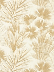 Harlequin Parchment Gold Matupi Wallpaper Sample - Image 1 of 1