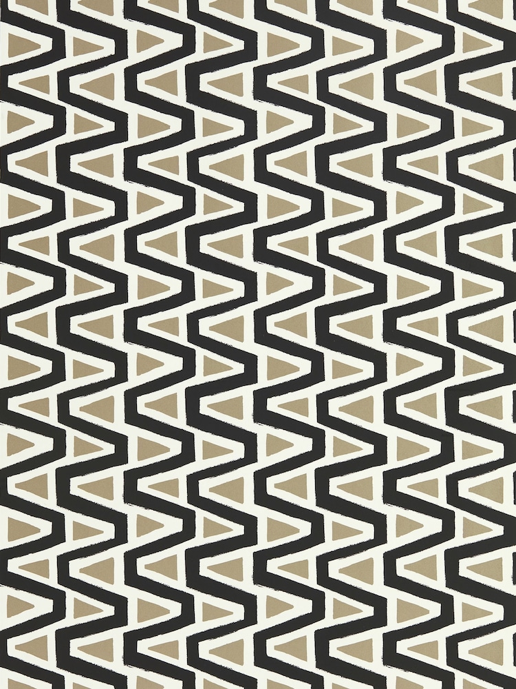 Harlequin Black EarthGilverNew Beginnings Harlequin Red Perception Wallpaper Sample - Image 1 of 1
