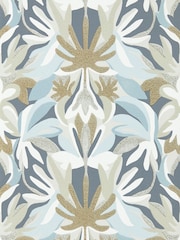 Harlequin Hempseed Exhale Gold Melora Wallpaper Sample - Image 1 of 1