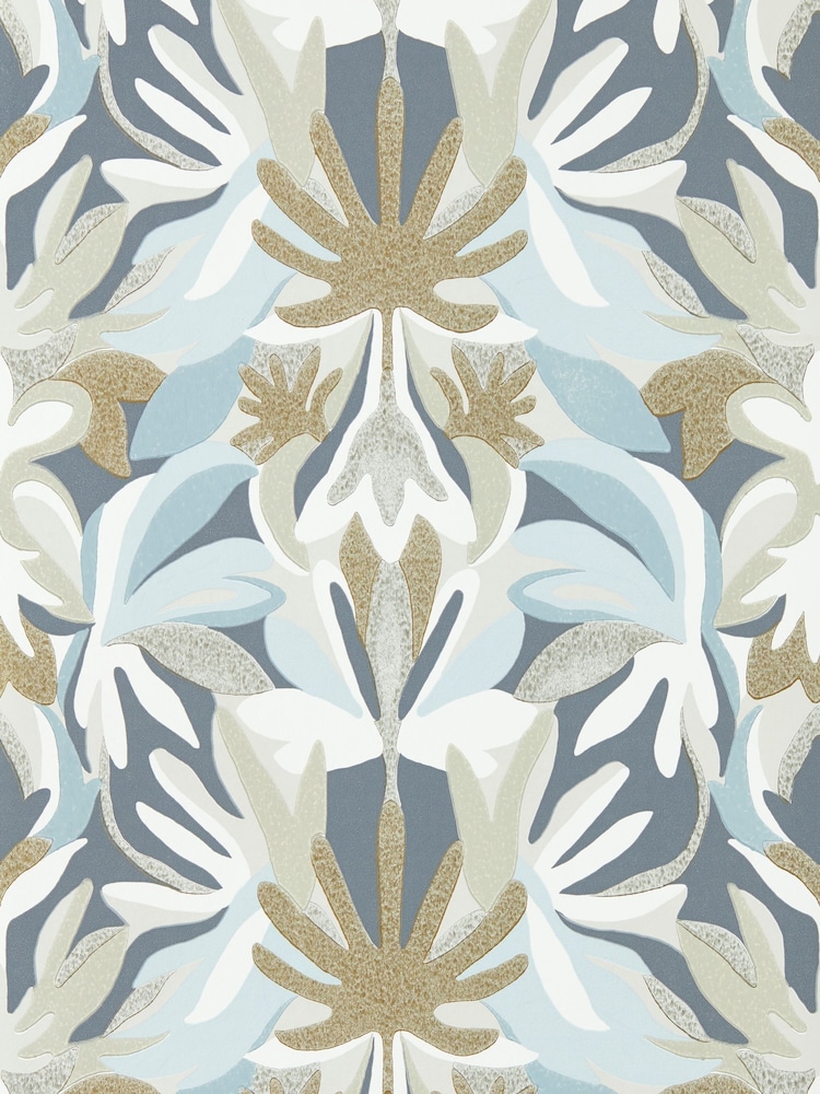 Harlequin Hempseed Exhale Gold Melora Wallpaper Sample - Image 1 of 1