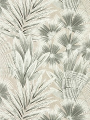 Harlequin Gilver Ebony Matupi Wallpaper Sample - Image 1 of 1