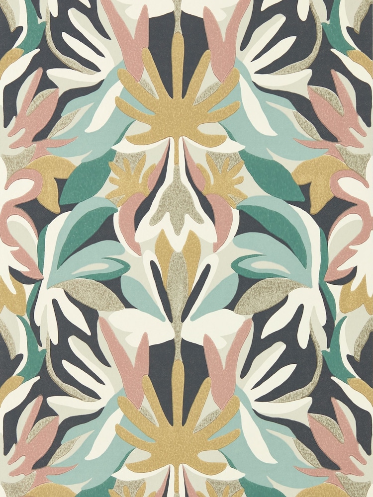 Harlequin Positano Succulent Gold Melora Wallpaper Sample - Image 1 of 1