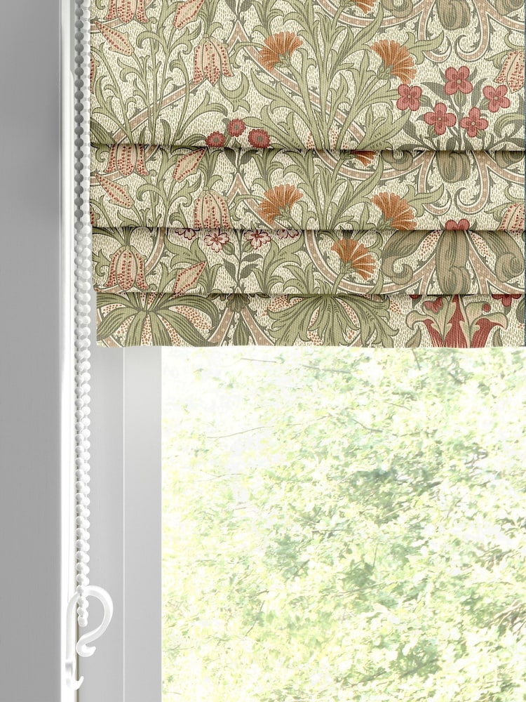 William Morris At Home Fern Green Woodland Weeds Made to Measure Roman Blind - Image 2 of 6