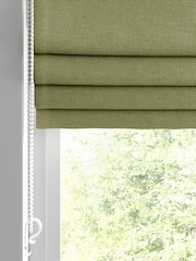 William Morris At Home Lichen Green Reed Made to Measure Roman Blind - Image 2 of 6