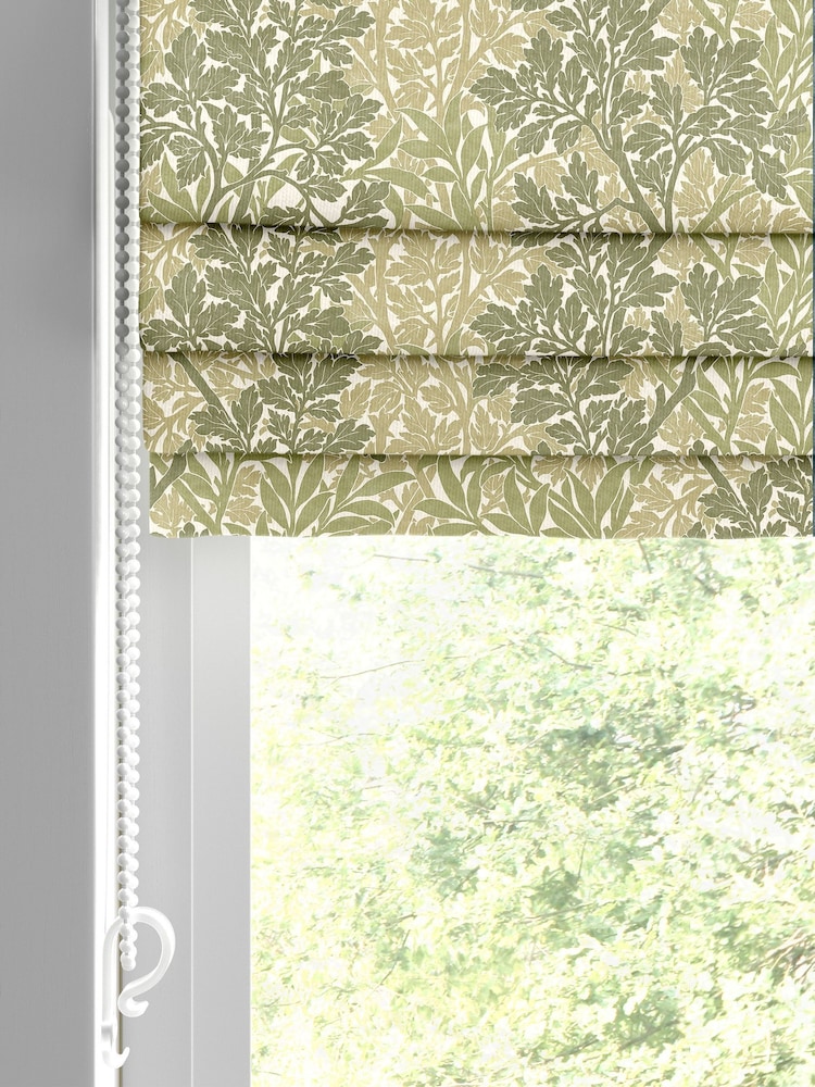 William Morris At Home Fern Green Foliage Made to Measure Roman Blind - Image 2 of 6