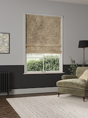 William Morris At Home Natural Compton Silhouette Velvet Made to Measure Roman Blind - Image 5 of 6