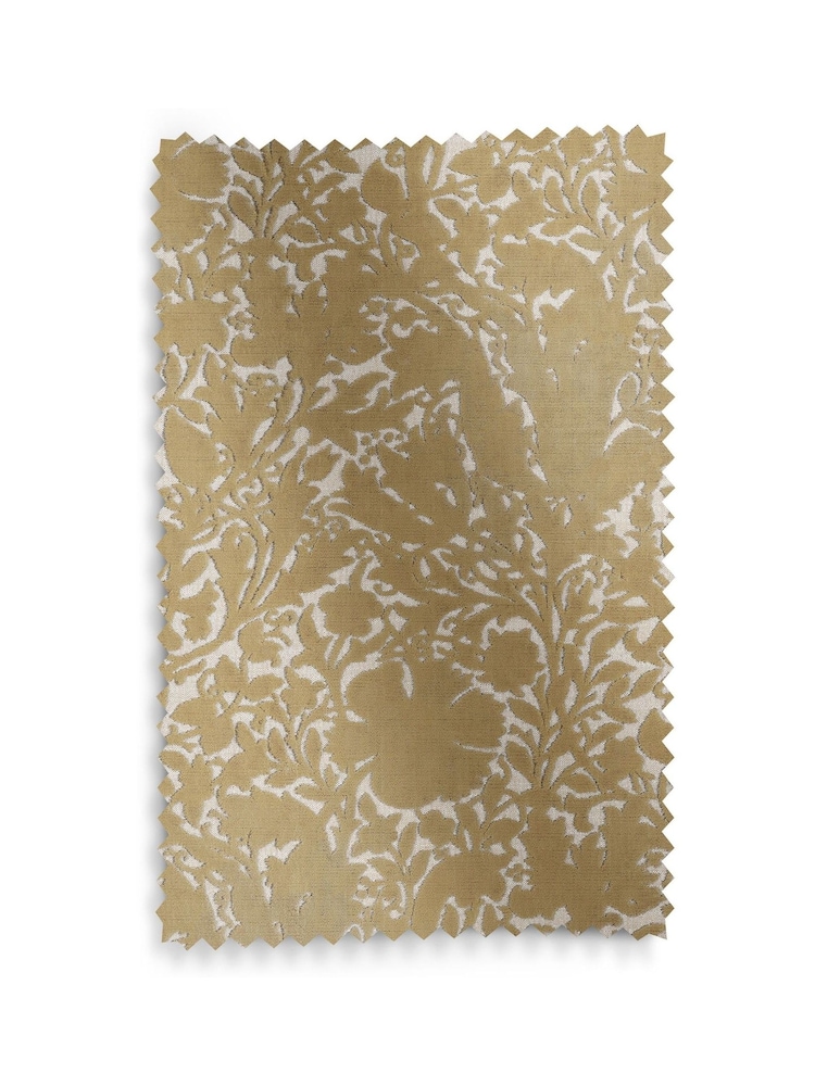 William Morris At Home Natural Compton Silhouette Velvet Made to Measure Roman Blind - Image 6 of 6