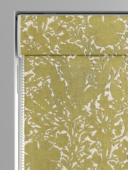 William Morris At Home Apple Green Compton Silhouette Velvet Made to Measure Roman Blind - Image 4 of 6