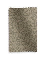 William Morris At Home Truffle Grey Acorn Velvet Made to Measure Roman Blind - Image 6 of 6