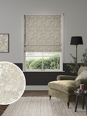 William Morris At Home Natural Double Bough Made to Measure Roman Blind - Image 1 of 6